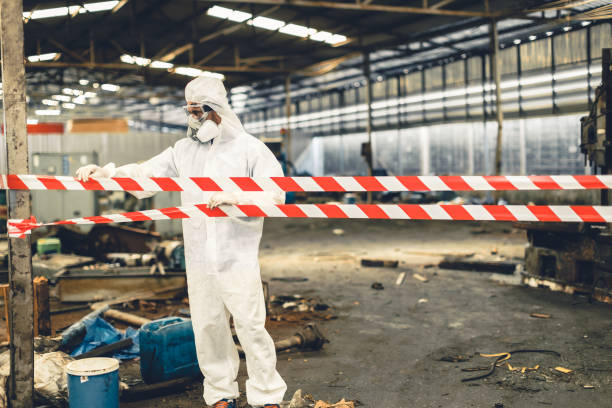 Professional Drug Lab Cleanup technician working in Melvin, IA